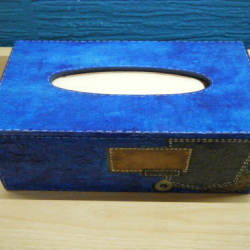 Κουτί για χαρτομάντηλα "Blue Jean"